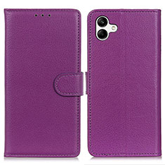 Coque Portefeuille Livre Cuir Etui Clapet A03D pour Samsung Galaxy F14 5G Violet