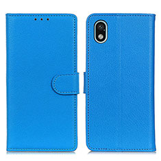 Coque Portefeuille Livre Cuir Etui Clapet A03D pour Sony Xperia Ace III Bleu Ciel