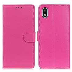 Coque Portefeuille Livre Cuir Etui Clapet A03D pour Sony Xperia Ace III Rose Rouge