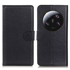 Coque Portefeuille Livre Cuir Etui Clapet A03D pour Xiaomi Mi 13 Ultra 5G Noir