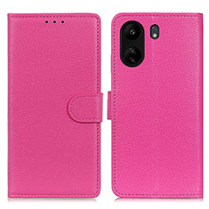 Coque Portefeuille Livre Cuir Etui Clapet A03D pour Xiaomi Poco C65 Rose Rouge