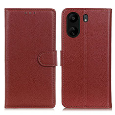 Coque Portefeuille Livre Cuir Etui Clapet A03D pour Xiaomi Redmi 13C Marron