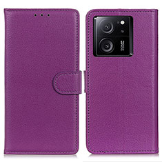 Coque Portefeuille Livre Cuir Etui Clapet A03D pour Xiaomi Redmi K60 Ultra 5G Violet