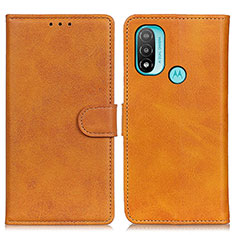 Coque Portefeuille Livre Cuir Etui Clapet A04D pour Motorola Moto E20 Marron