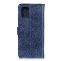 Coque Portefeuille Livre Cuir Etui Clapet A04D pour Motorola Moto Edge S 5G Bleu