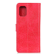 Coque Portefeuille Livre Cuir Etui Clapet A04D pour Motorola Moto Edge S 5G Rouge