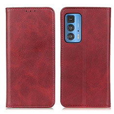 Coque Portefeuille Livre Cuir Etui Clapet A04D pour Motorola Moto Edge S Pro 5G Rouge