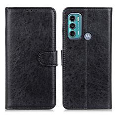 Coque Portefeuille Livre Cuir Etui Clapet A04D pour Motorola Moto G40 Fusion Noir