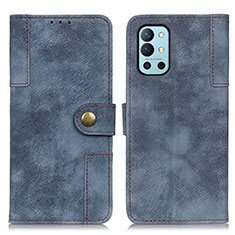 Coque Portefeuille Livre Cuir Etui Clapet A04D pour OnePlus 9R 5G Bleu