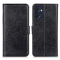 Coque Portefeuille Livre Cuir Etui Clapet A04D pour OnePlus Nord CE 2 5G Noir