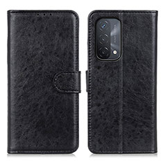 Coque Portefeuille Livre Cuir Etui Clapet A04D pour Oppo A54 5G Noir