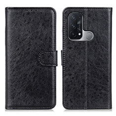 Coque Portefeuille Livre Cuir Etui Clapet A04D pour Oppo Reno5 A Noir