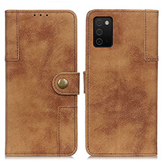 Coque Portefeuille Livre Cuir Etui Clapet A04D pour Samsung Galaxy A02s Marron