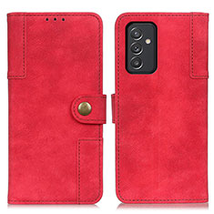 Coque Portefeuille Livre Cuir Etui Clapet A04D pour Samsung Galaxy A05s Rouge