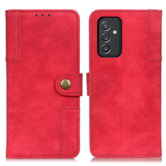 Coque Portefeuille Livre Cuir Etui Clapet A04D pour Samsung Galaxy A15 4G Rouge