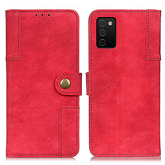 Coque Portefeuille Livre Cuir Etui Clapet A04D pour Samsung Galaxy F02S SM-E025F Rouge