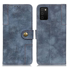 Coque Portefeuille Livre Cuir Etui Clapet A04D pour Samsung Galaxy M02s Bleu