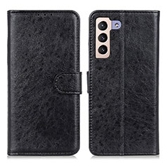 Coque Portefeuille Livre Cuir Etui Clapet A04D pour Samsung Galaxy S22 5G Noir