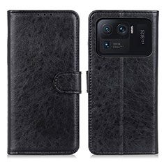 Coque Portefeuille Livre Cuir Etui Clapet A04D pour Xiaomi Mi 11 Ultra 5G Noir