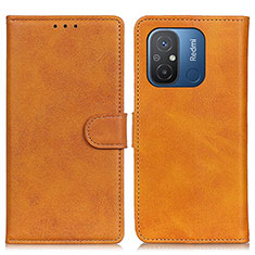 Coque Portefeuille Livre Cuir Etui Clapet A04D pour Xiaomi Redmi 11A 4G Marron