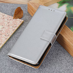 Coque Portefeuille Livre Cuir Etui Clapet A04D pour Xiaomi Redmi 13C Argent