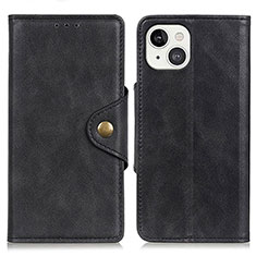 Coque Portefeuille Livre Cuir Etui Clapet A05 pour Apple iPhone 13 Mini Noir