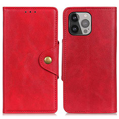 Coque Portefeuille Livre Cuir Etui Clapet A05 pour Apple iPhone 14 Pro Max Rouge