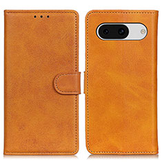 Coque Portefeuille Livre Cuir Etui Clapet A05D pour Google Pixel 8a 5G Marron