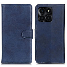 Coque Portefeuille Livre Cuir Etui Clapet A05D pour Huawei Honor X6a Bleu