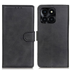 Coque Portefeuille Livre Cuir Etui Clapet A05D pour Huawei Honor X6a Noir