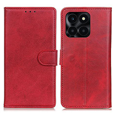 Coque Portefeuille Livre Cuir Etui Clapet A05D pour Huawei Honor X8b Rouge