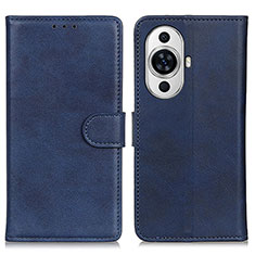 Coque Portefeuille Livre Cuir Etui Clapet A05D pour Huawei Nova 11 Bleu