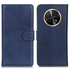 Coque Portefeuille Livre Cuir Etui Clapet A05D pour Huawei Nova Y91 Bleu