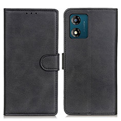 Coque Portefeuille Livre Cuir Etui Clapet A05D pour Motorola Moto E13 Noir