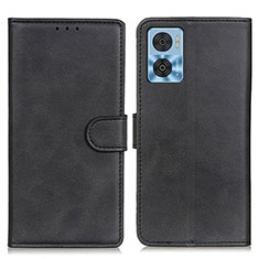 Coque Portefeuille Livre Cuir Etui Clapet A05D pour Motorola Moto E22i Noir