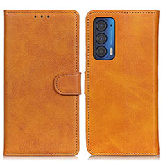 Coque Portefeuille Livre Cuir Etui Clapet A05D pour Motorola Moto Edge (2021) 5G Marron