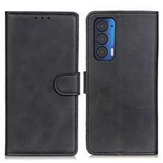 Coque Portefeuille Livre Cuir Etui Clapet A05D pour Motorola Moto Edge (2021) 5G Noir