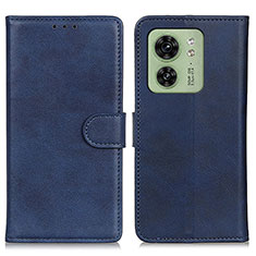 Coque Portefeuille Livre Cuir Etui Clapet A05D pour Motorola Moto Edge (2023) 5G Bleu