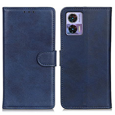 Coque Portefeuille Livre Cuir Etui Clapet A05D pour Motorola Moto Edge 30 Lite 5G Bleu