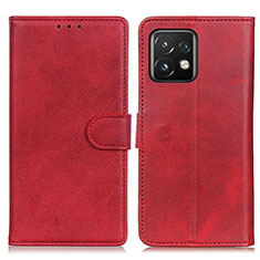 Coque Portefeuille Livre Cuir Etui Clapet A05D pour Motorola Moto Edge 40 Pro 5G Rouge