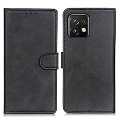 Coque Portefeuille Livre Cuir Etui Clapet A05D pour Motorola Moto Edge Plus (2023) 5G Noir