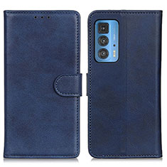 Coque Portefeuille Livre Cuir Etui Clapet A05D pour Motorola Moto Edge S Pro 5G Bleu
