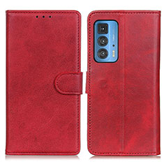 Coque Portefeuille Livre Cuir Etui Clapet A05D pour Motorola Moto Edge S Pro 5G Rouge