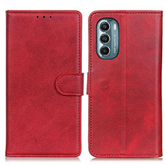 Coque Portefeuille Livre Cuir Etui Clapet A05D pour Motorola Moto G Stylus (2022) 5G Rouge