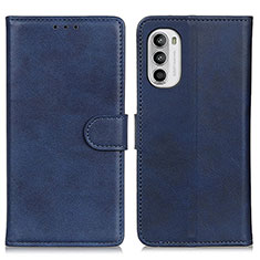 Coque Portefeuille Livre Cuir Etui Clapet A05D pour Motorola MOTO G52 Bleu