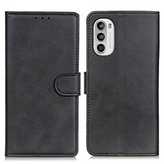 Coque Portefeuille Livre Cuir Etui Clapet A05D pour Motorola MOTO G52 Noir