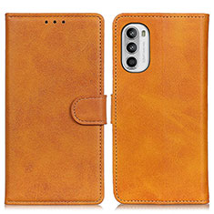 Coque Portefeuille Livre Cuir Etui Clapet A05D pour Motorola Moto G71s 5G Marron