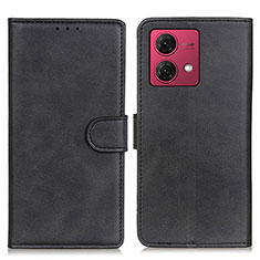 Coque Portefeuille Livre Cuir Etui Clapet A05D pour Motorola Moto G84 5G Noir