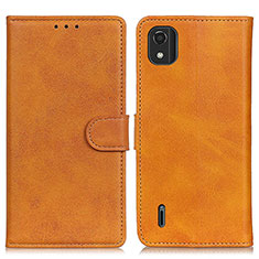 Coque Portefeuille Livre Cuir Etui Clapet A05D pour Nokia C2 2nd Edition Marron