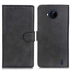 Coque Portefeuille Livre Cuir Etui Clapet A05D pour Nokia C20 Plus Noir